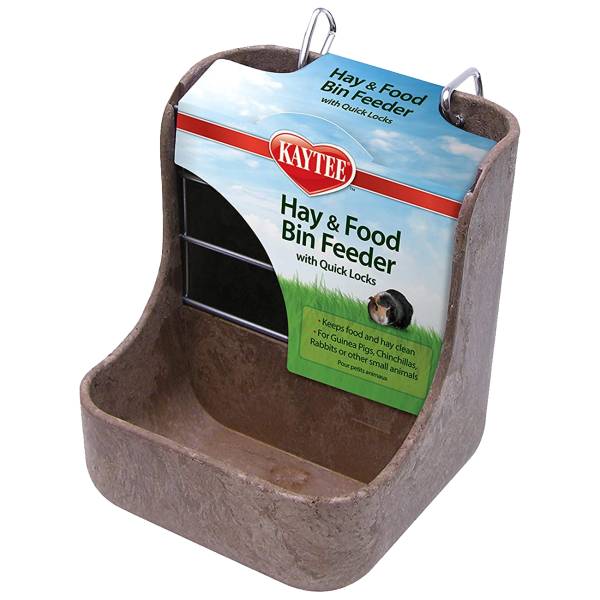 kaytee hay and food bin feeder